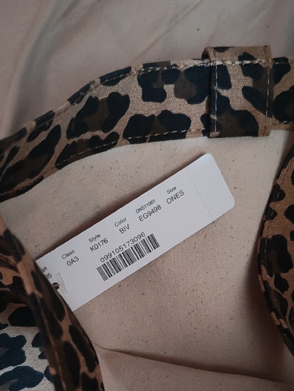 J. CrewLeopard Print Canvas Tote Bag in Brown and Black - Picture 4 of 4